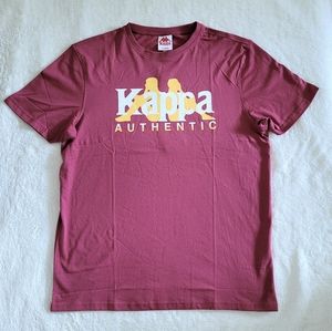 Kappa Authentic Vanguard Red❤️ Earth🌍 Graphic Tee👕 - NWT